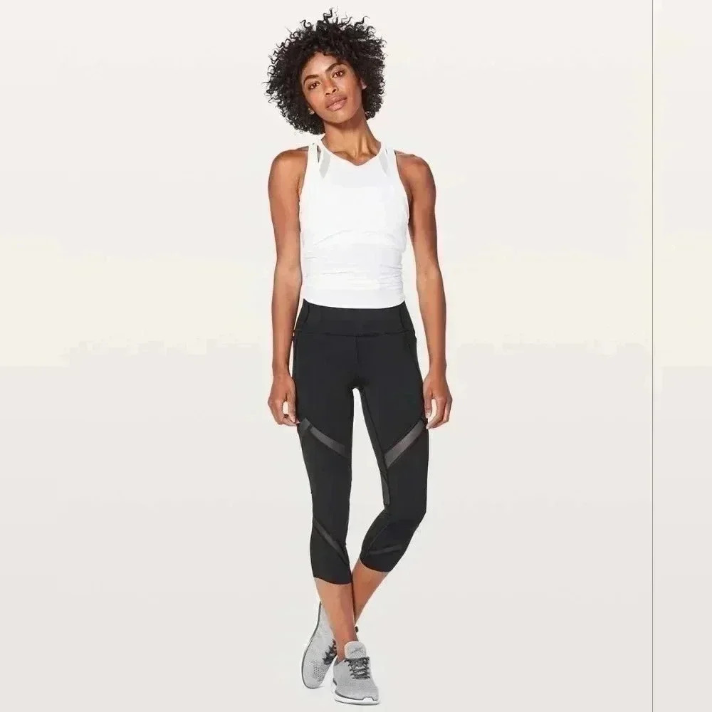 Lululemon On Pace Crop *21"Black